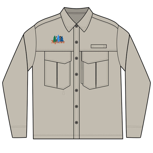 XPLORE Embroidered Outdoor Button-Down