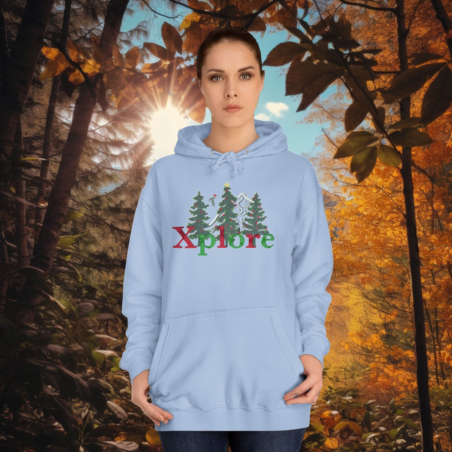 Xplore Mens Christmas Hoodie