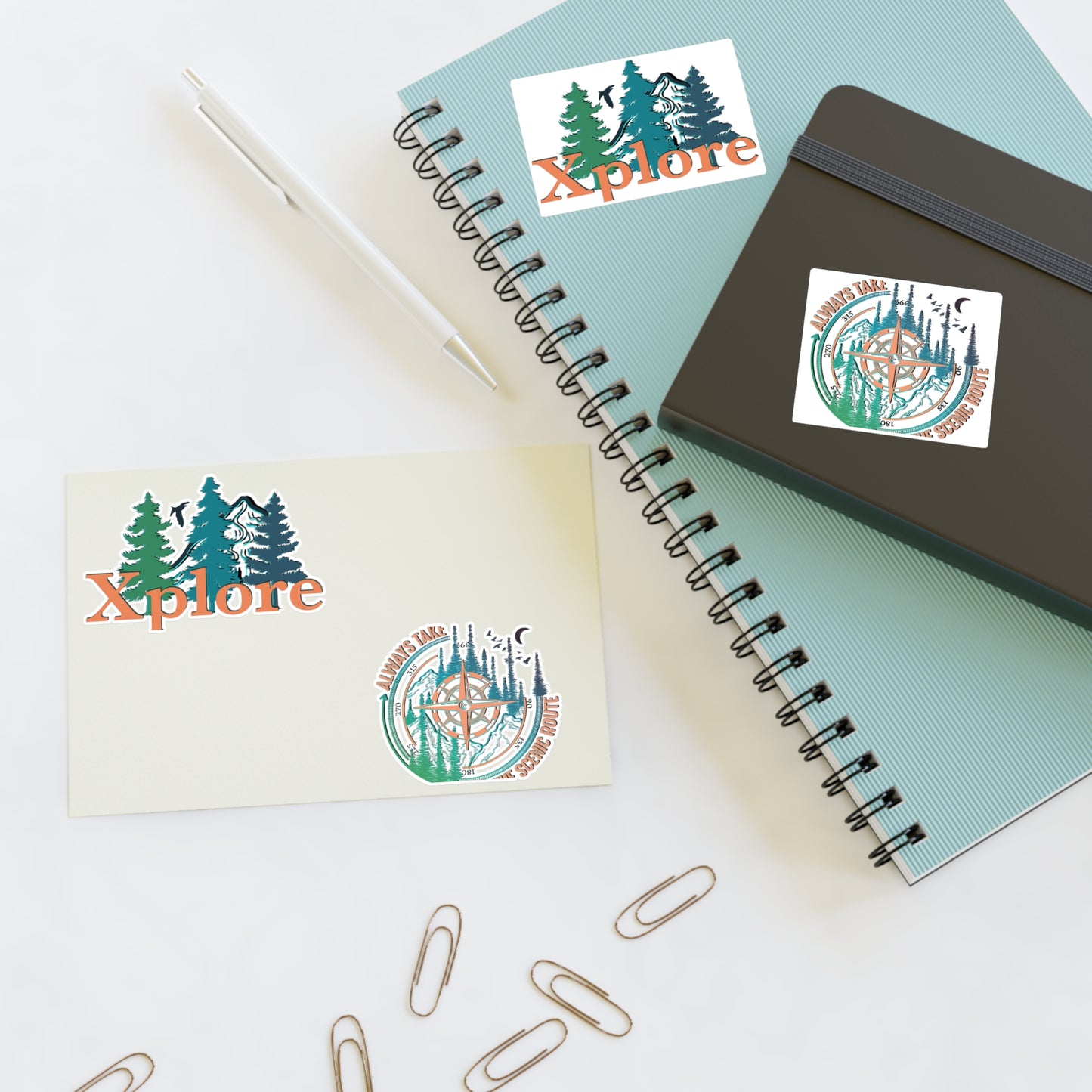 Wunderlust sticker sheet