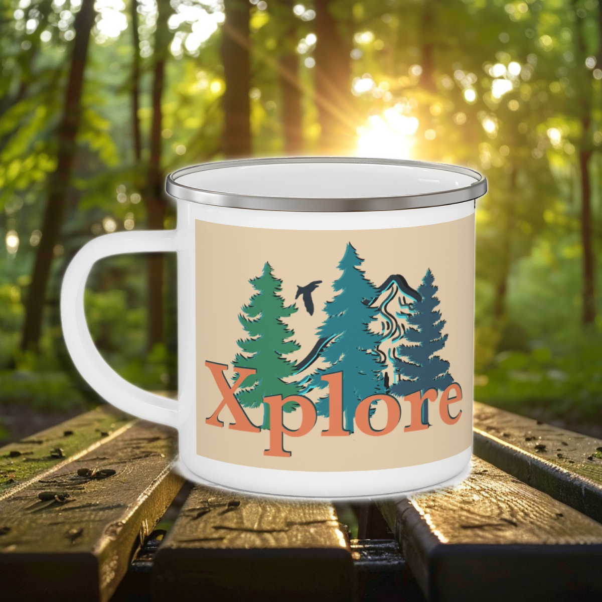 Xplore camping mug