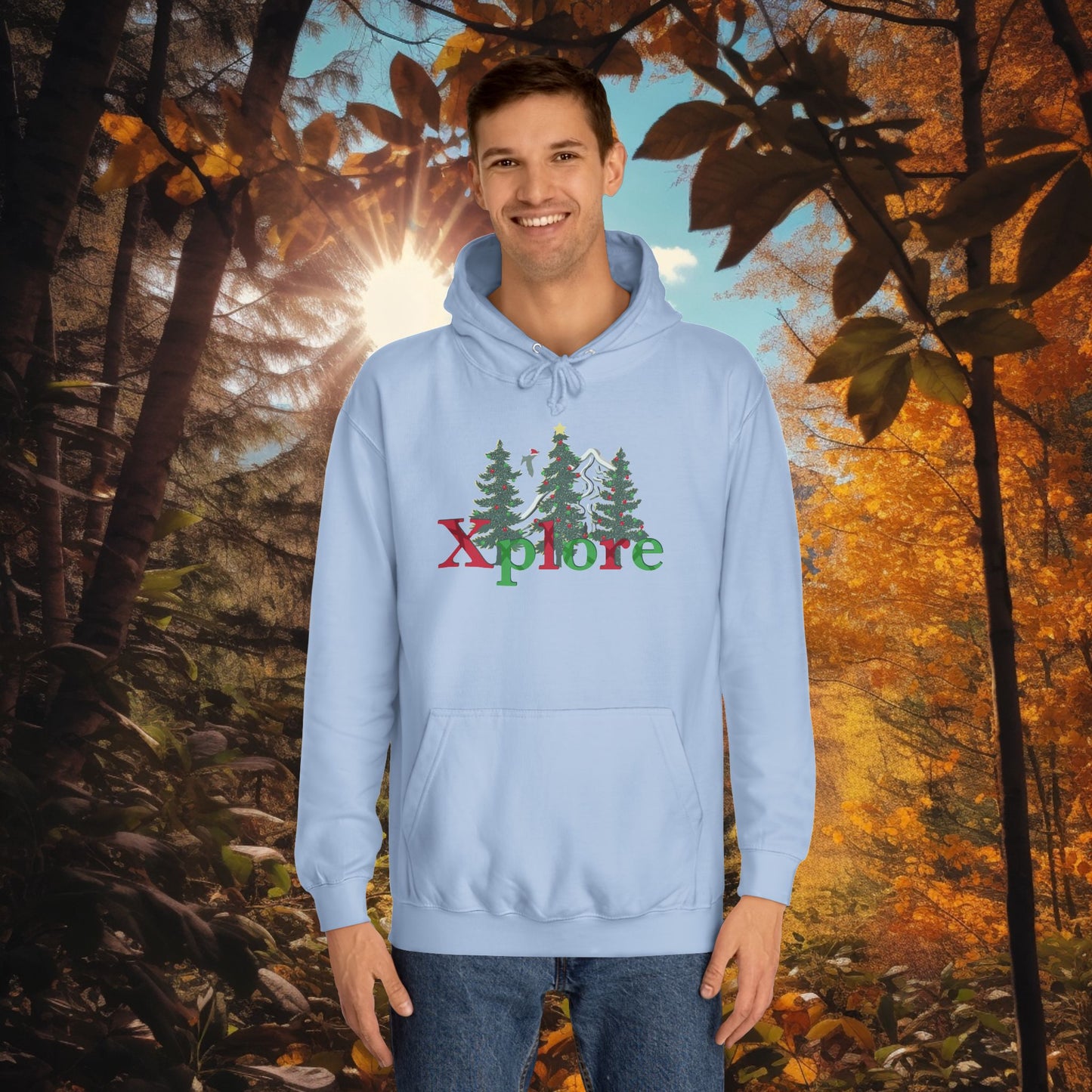 Xplore Mens Christmas Hoodie