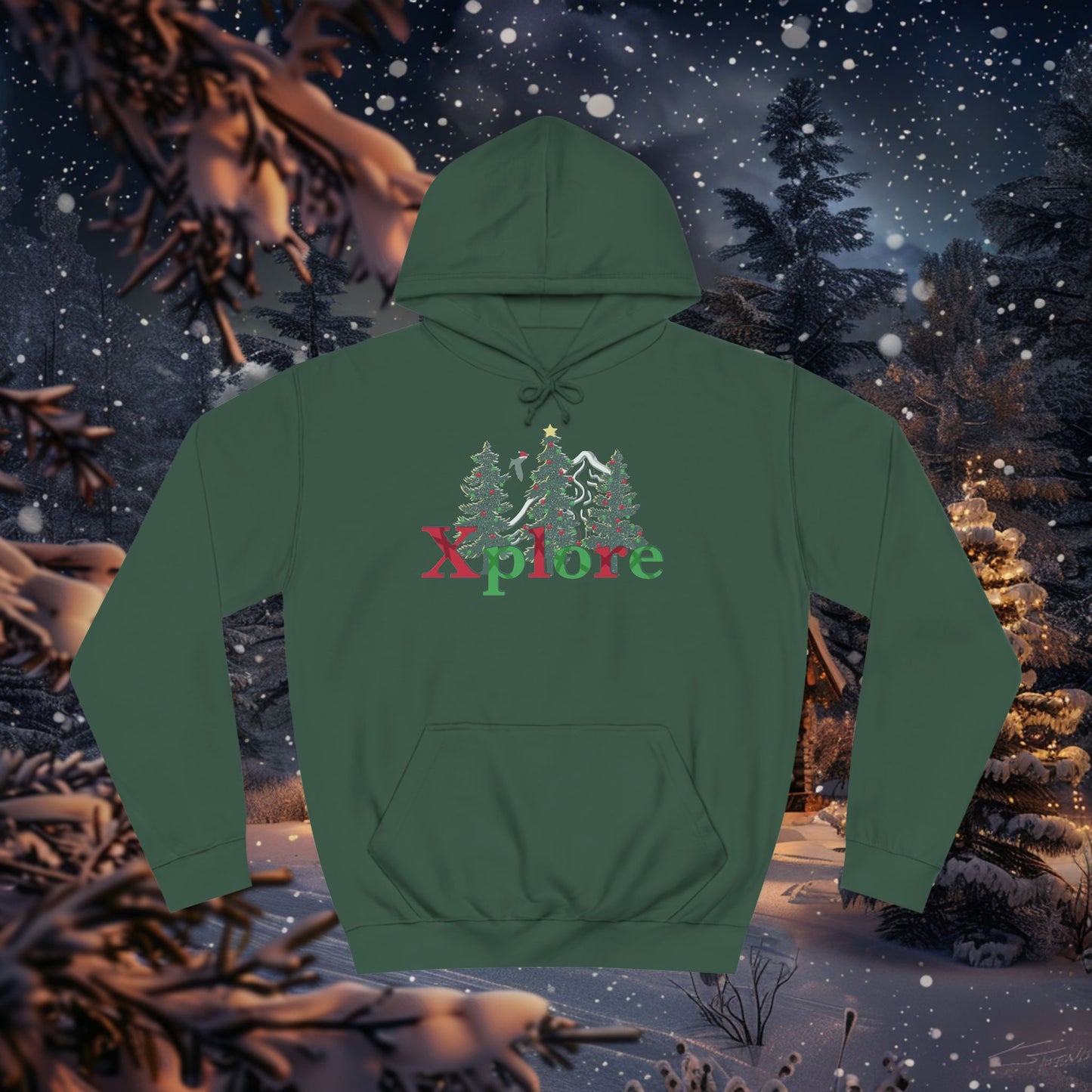 Xplore Mens Christmas Hoodie