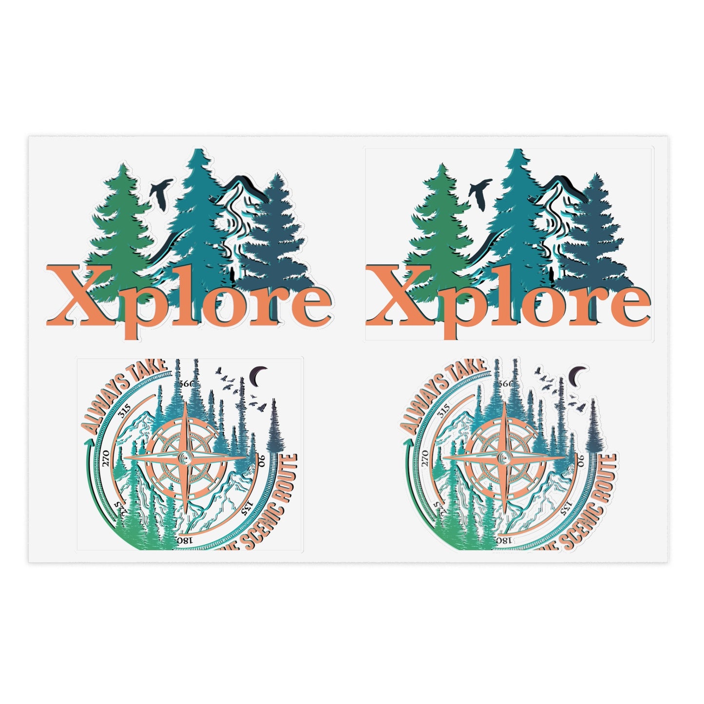 Wunderlust sticker sheet