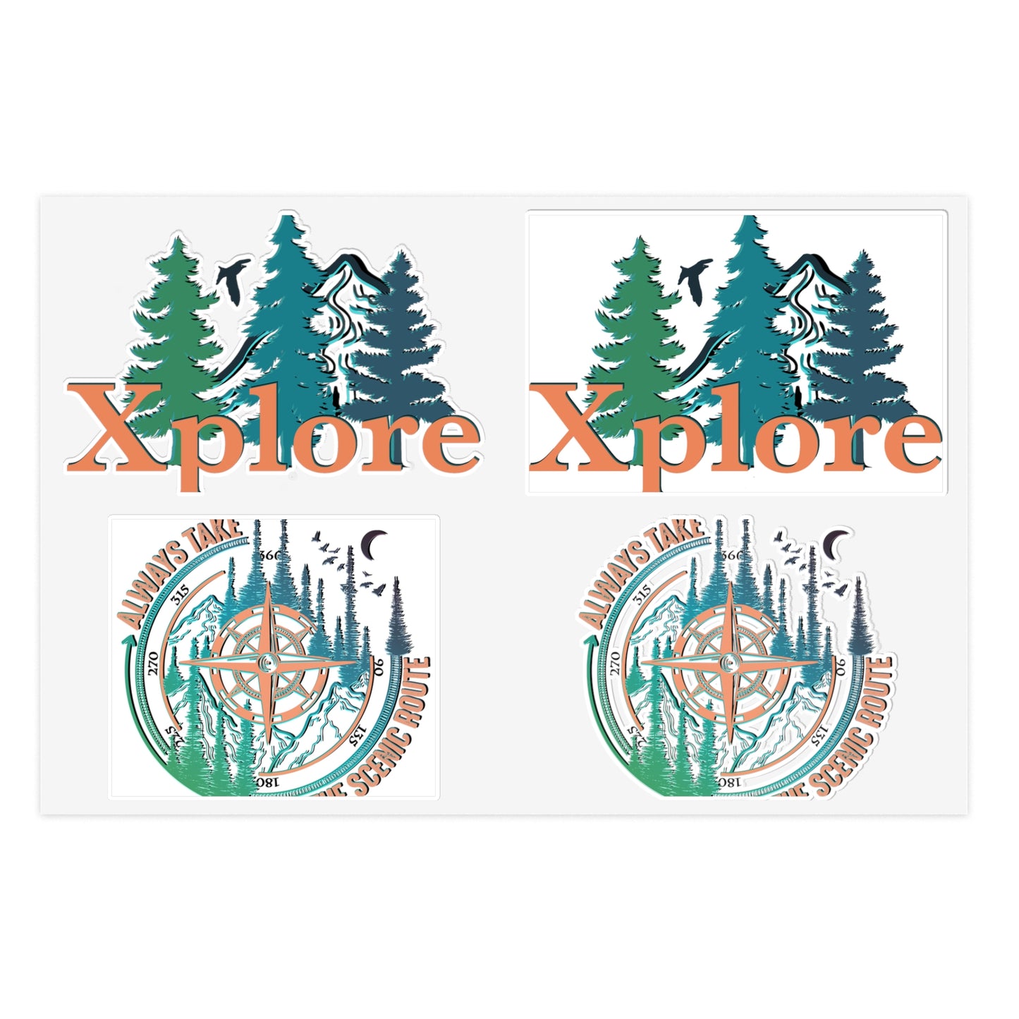 Wunderlust sticker sheet