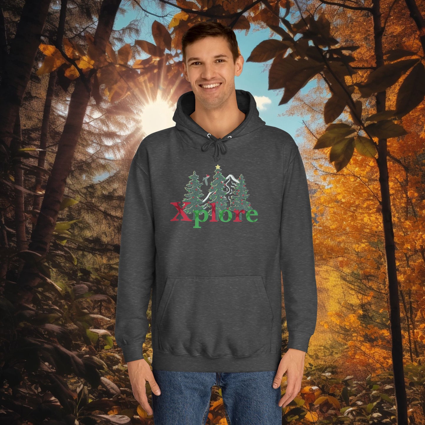 Xplore Mens Christmas Hoodie