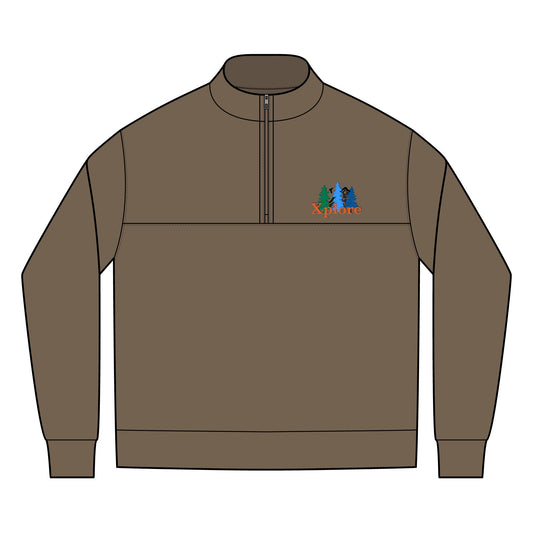 XPLORE Embroidered Quarter ZipXPLORE Embroidered Quarter Zip
